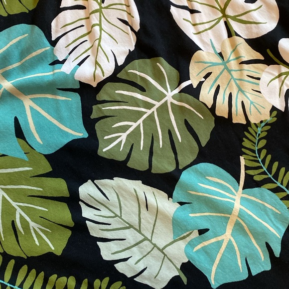 Croft & Borrow Monstera print midi dress, small EUC - Picture 5 of 11